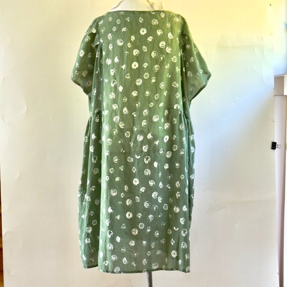 Oska Mini Dress Relaxed Fit Very Light Fabric One Size with Its Leggings - Picture 3 of 10